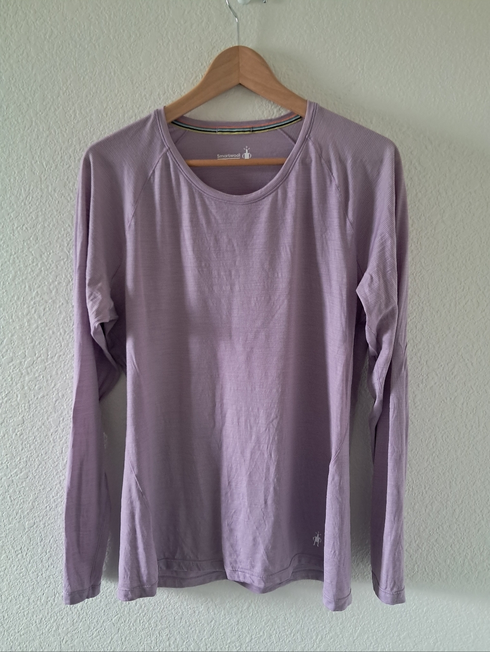 Smartwool Lavender Long Sleeve Base Layer Top